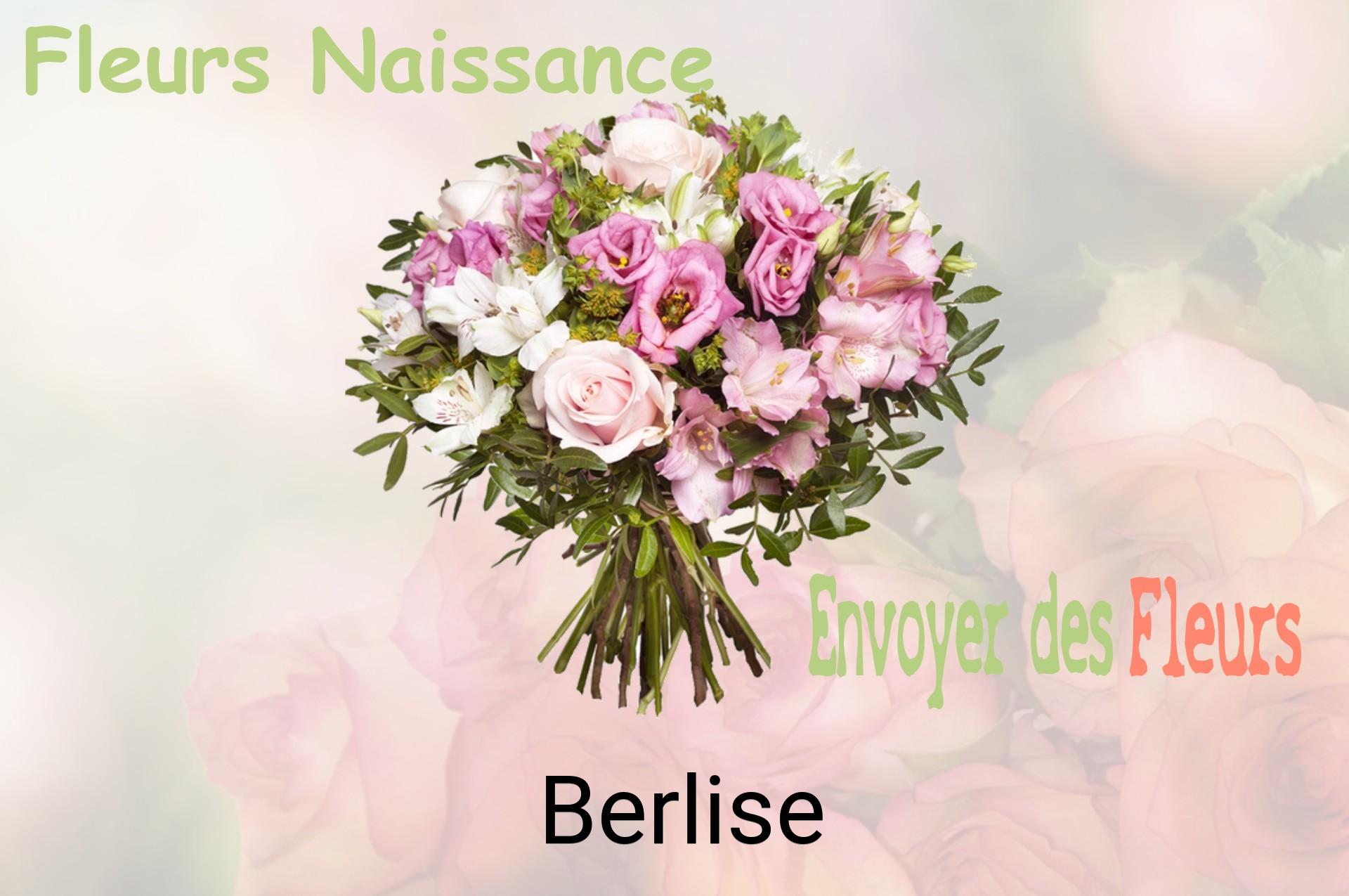 Bouquet de fleurs de naissance livré à Berlise